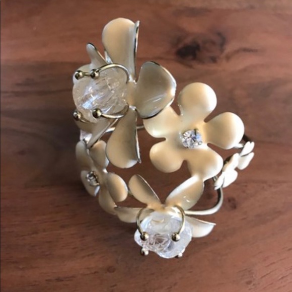 White Cuff Bracelet - Picture 10 of 13